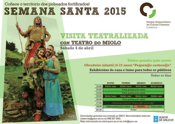 Semana Santa 2015 no Parque Arqueolóxico da Cultura Castrexa